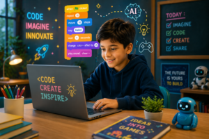 Why Kids Should Start Learning Coding, AI, and Creativity Early